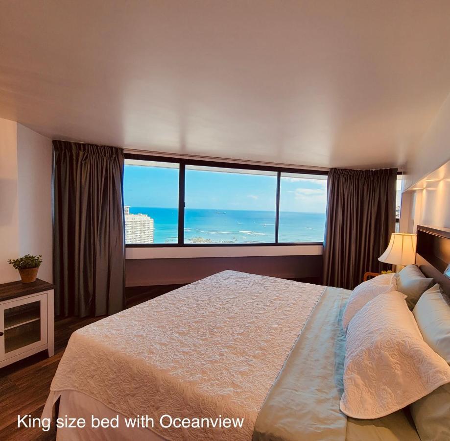 Апарт отель Waikiki High-Rise Sea View Free Parking Гонолулу Экстерьер фото